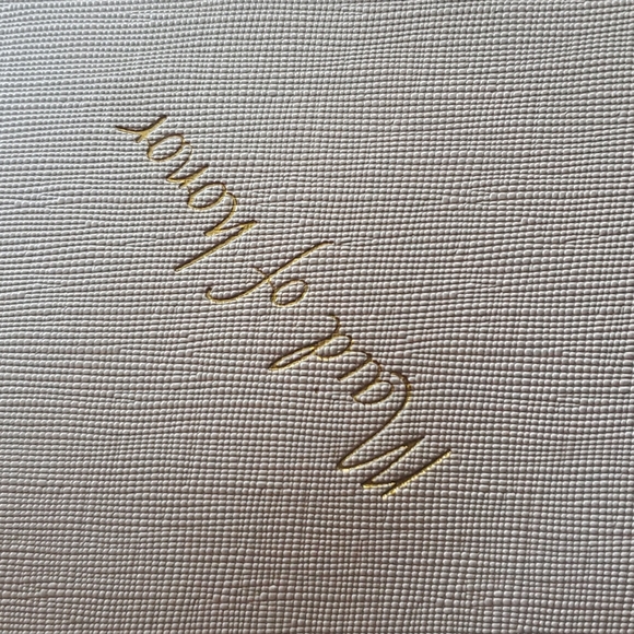 Katie Loxton London Maid of Honor zipper pouch NWT - Picture 2 of 12